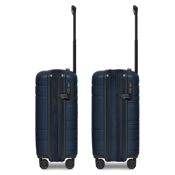 Redolz Essentials 11 4 roulettes Trolley de cabine 55 cm avec soufflet d'extension