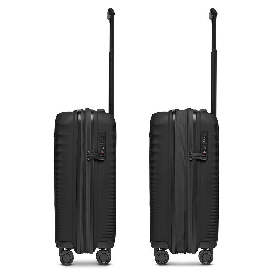 Farmhood Eco Edition 4 roulettes Trolley de cabine 55 cm avec soufflet d'extension