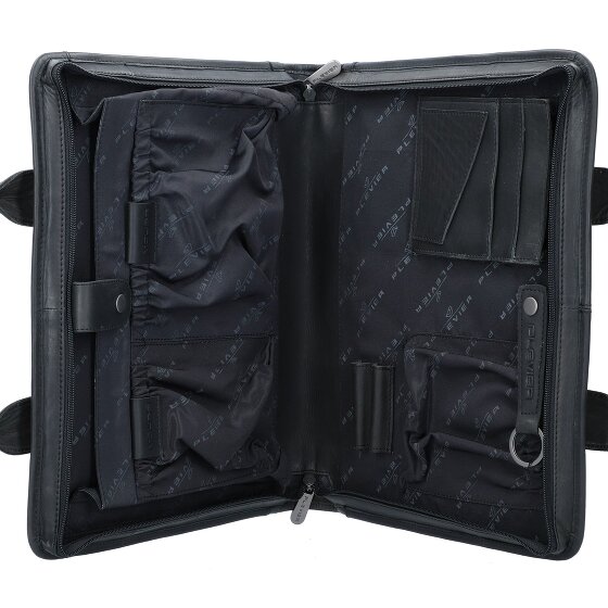 Plevier Navigator Attaché-case Cuir véritable 34 cm