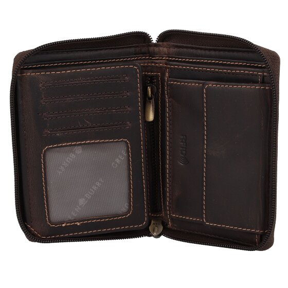 Greenburry Tornado Porte-monnaie Protection RFID Cuir 10 cm
