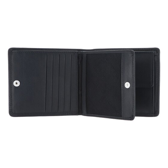 Golden Head Polo Porte-monnaie Protection RFID Cuir véritable 11 cm