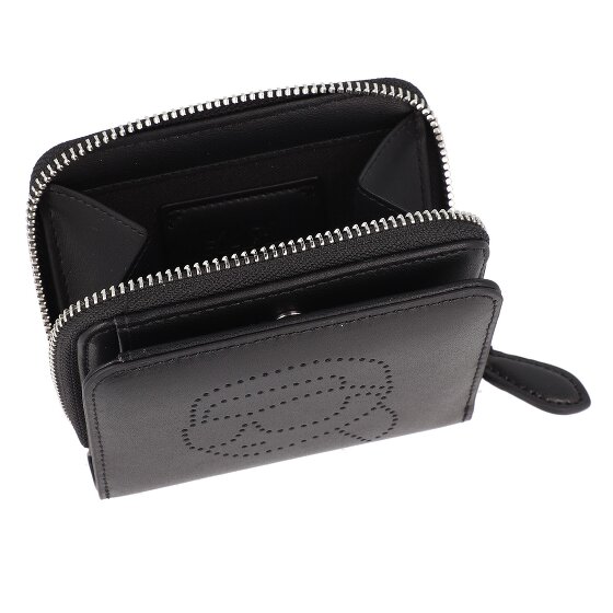 Karl Lagerfeld Ikonik 2.0 Porte-monnaie Cuir véritable 11.5 cm
