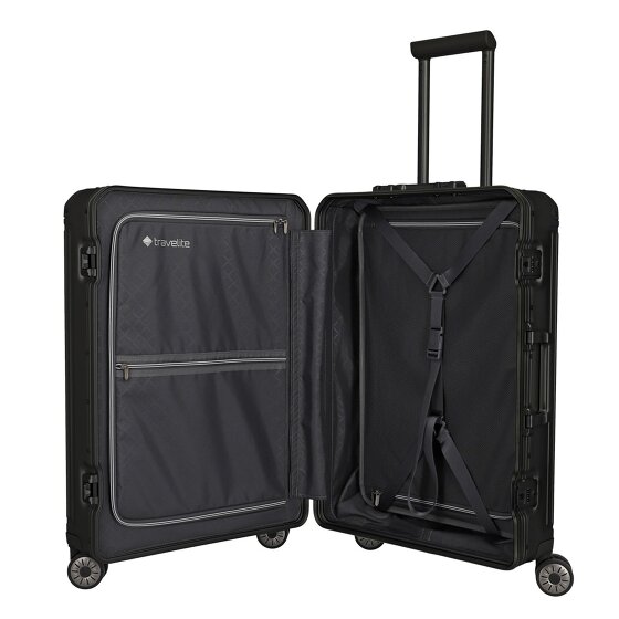 Travelite Valise cabine à 4 roues Next en Aluminium, 67 cm