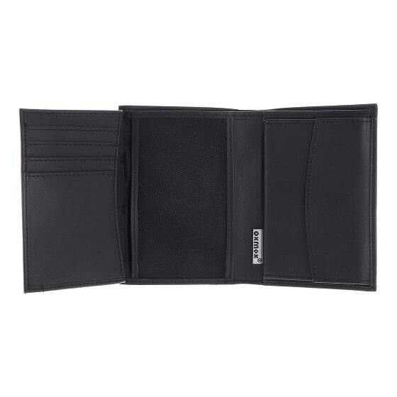 oxmox Leather Porte-monnaie Protection RFID Cuir véritable 13 cm