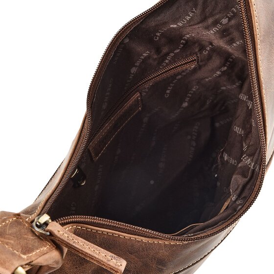 Greenburry Vintage Sac à bandoulière Cuir véritable 31 cm