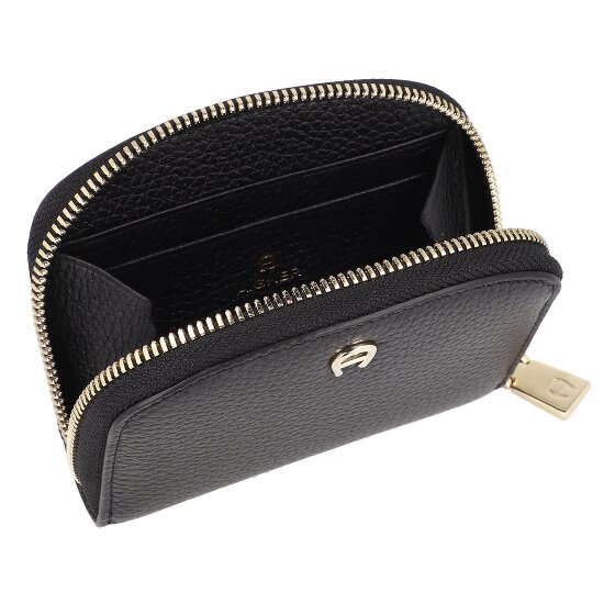 AIGNER Diadora Étui pour cartes de crédit Protection RFID Cuir véritable 11 cm