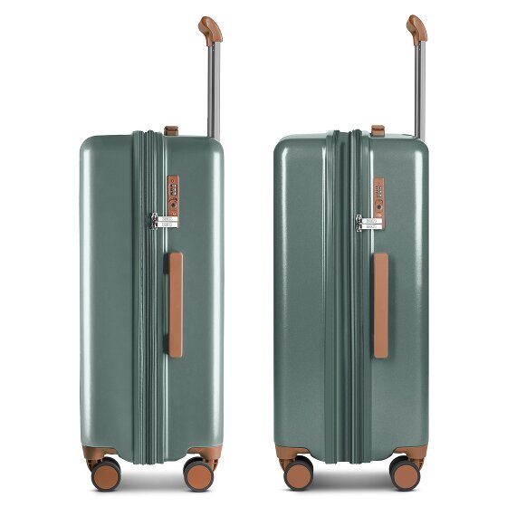 Bric's Ferrara 4 roulettes Trolley M 67 cm avec soufflet d'extension