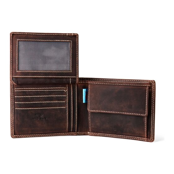 Jack Kinsky Baltimore 101 Porte-monnaie Protection RFID Cuir 13 cm