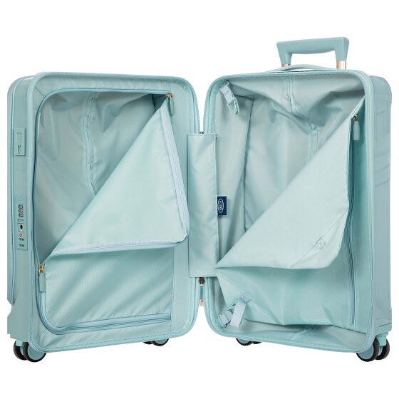 Bric's Positano 4 roulettes Trolley de cabine 55 cm avec soufflet d'extension