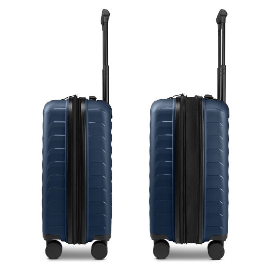 d&n Toronto 4 roues Valise cabine S 54 cm avec soufflet d'extension