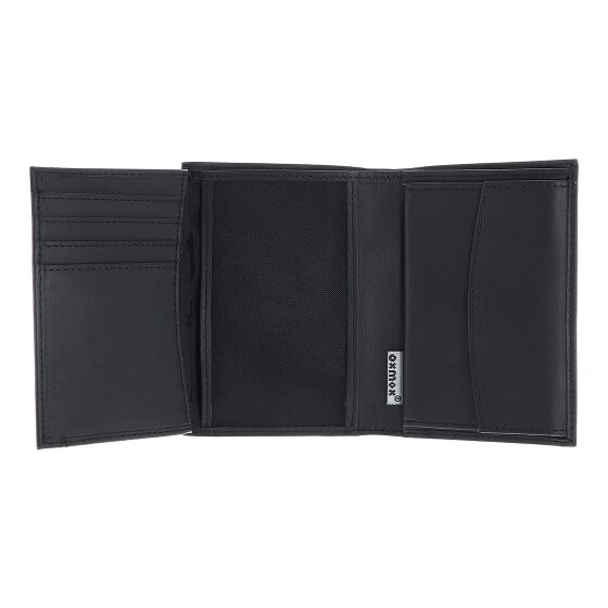 oxmox Leather Porte-monnaie Protection RFID Cuir véritable 13 cm