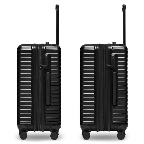 Redolz Essentials 18 4 roulettes Set de valises 3 pièces avec soufflet d'extension