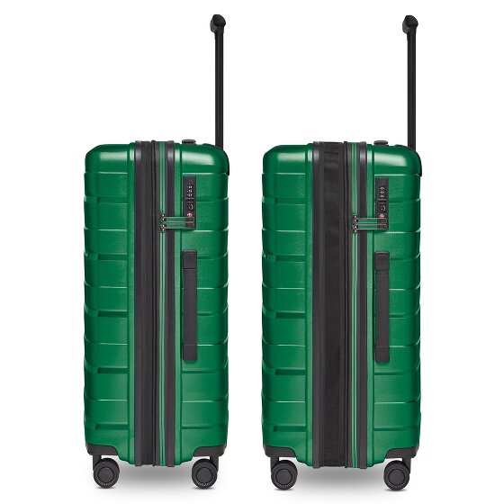 Bergpfeil Travel 4-roll Trolley M 66 cm avec soufflet d'extension
