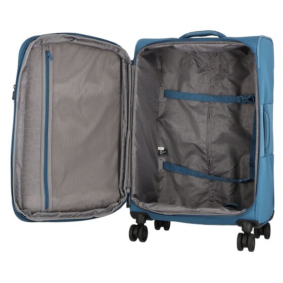 Jump Monthélys 4 roulettes Trolley 67 cm avec soufflet d'extension