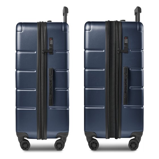 Police Dublin 4 roues Valise cabine L 75 cm avec soufflet d'extension