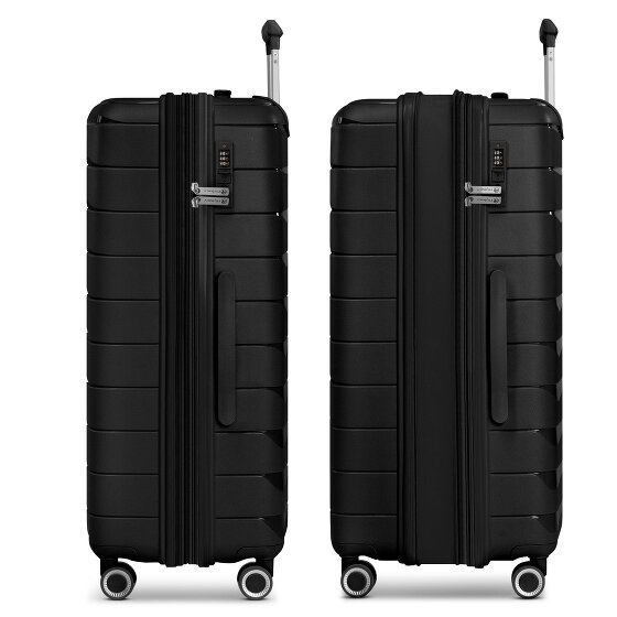 Franky London 4 roulettes Trolley L 74 cm avec soufflet d'extension