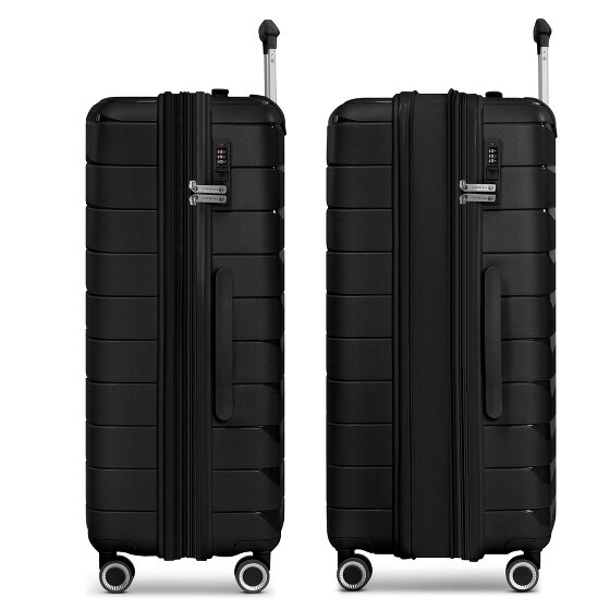 Franky London 4 roulettes Trolley L 74 cm avec soufflet d'extension