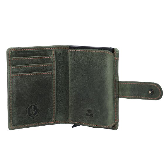 Greenburry Porte-monnaie Vintage Original RFID en cuir 8 cm