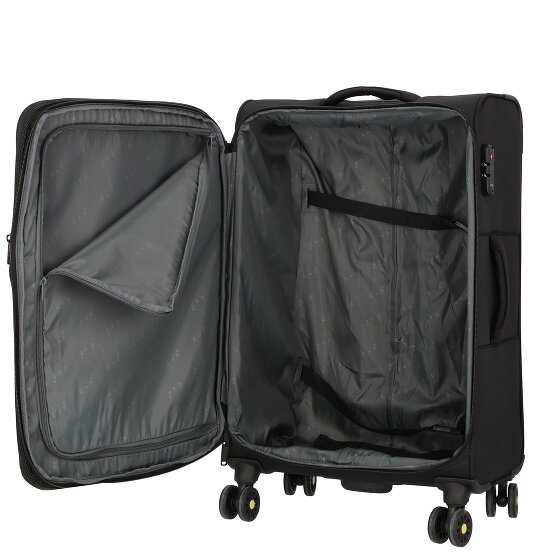 d&n Travel Line 9704 4 roulettes Trolley M 68 cm avec soufflet d'extension