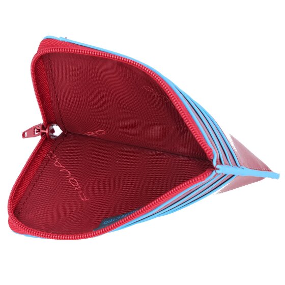 Piquadro Blue Square Porte-cartes de crédit RFID en cuir 11 cm