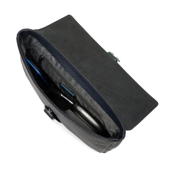 Piquadro Materia Sac pour homme Cuir véritable 22 cm