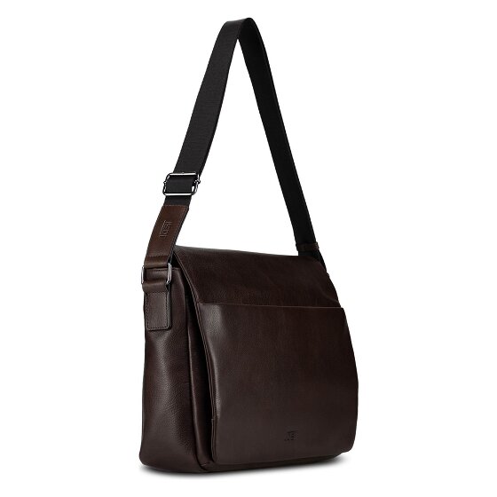 Jost London Besace Cuir véritable 34 cm Compartiment ordinateur