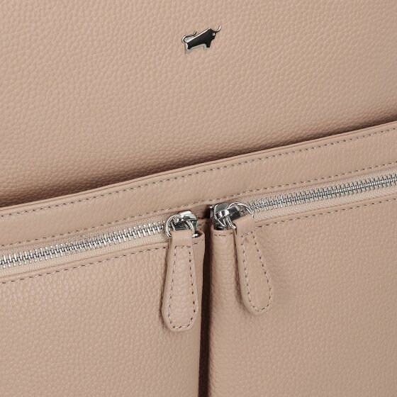 Braun Büffel Hanna Sac à dos professionnel M Cuir véritable 40 cm Compartiment ordinateur