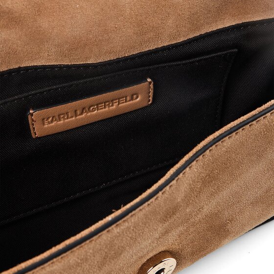 Karl Lagerfeld Signature Sac à bandoulière Cuir véritable 32.5 cm