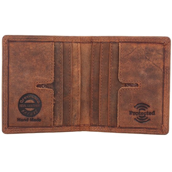 Greenland Nature Porte-cartes de crédit Montenegro RFID en cuir 8,5 cm