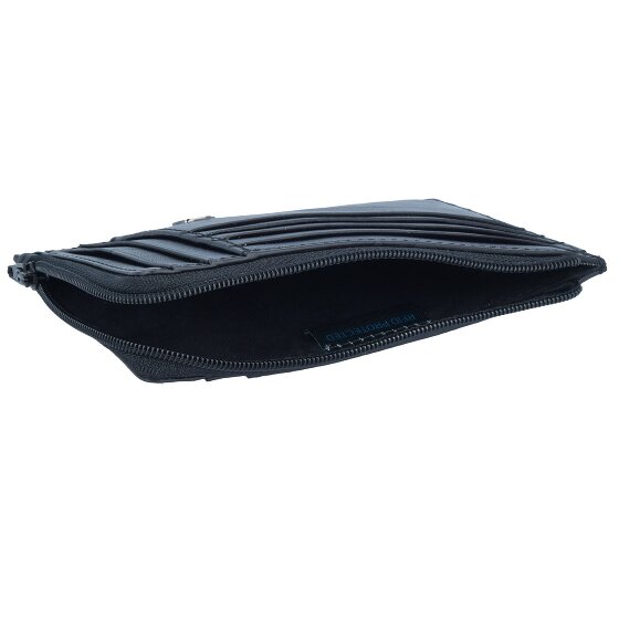 Piquadro Blue Square Special Porte-cartes de crédit RFID en cuir 12 cm