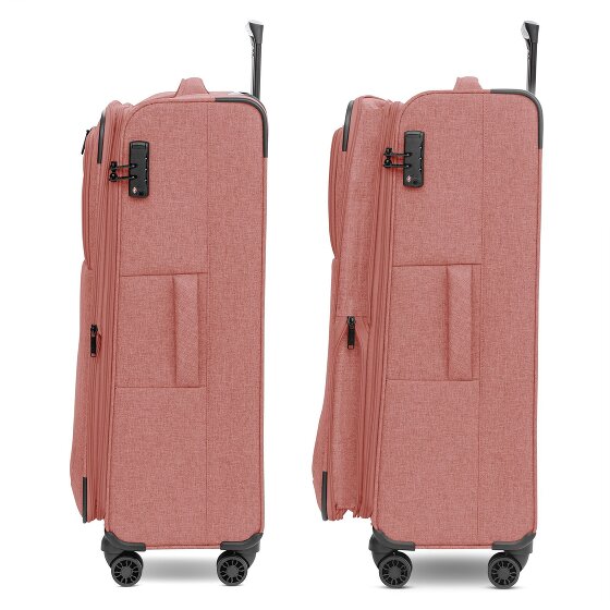 Redolz Essentials 12 LARGE 4 roues Valise cabine 79 cm avec soufflet d'extension