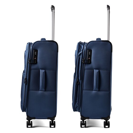 Cocoono Mauritius 4 roulettes Trolley M 70 cm avec soufflet d'extension