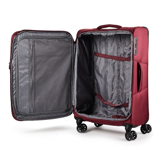d&n Travel Line 9804 4 roues Set de valises 3 pièces avec soufflet d'extension