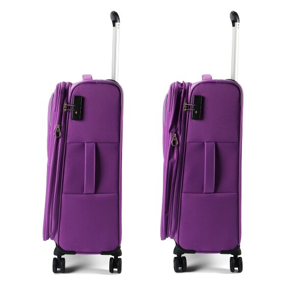 American Tourister Air Wave 4 roulettes Set de valises 3 pièces avec soufflet d'extension