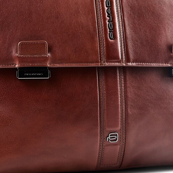 Piquadro Victor Attaché-case Protection RFID Cuir véritable 42 cm Compartiment ordinateur