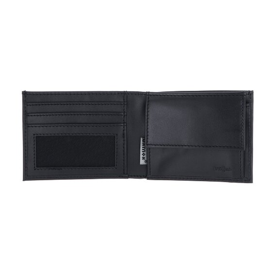 oxmox Leather Porte-monnaie Protection RFID Cuir véritable 11 cm