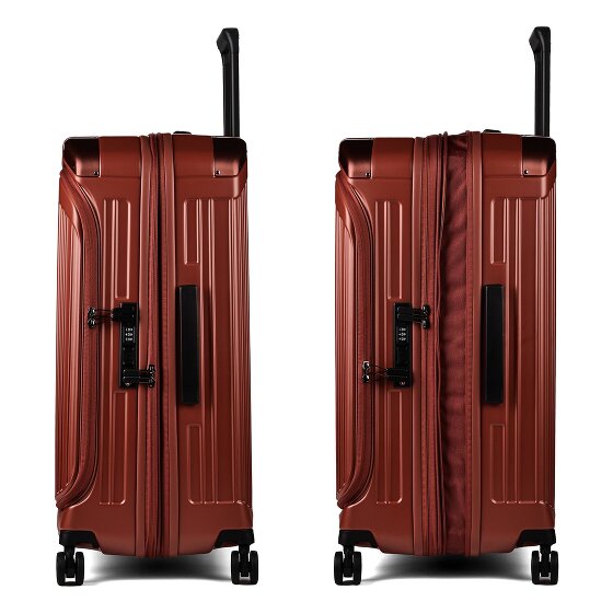 Piquadro PQ-Light 4 roues Valise cabine M 69 cm avec soufflet d'extension