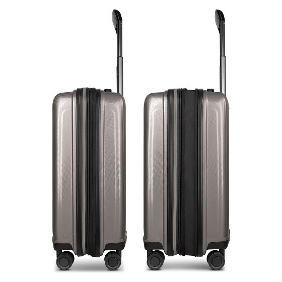 Redolz Essentials 14 Set de valises 2 pcs. trolley cabine avec soufflet extensible & Beautycase
