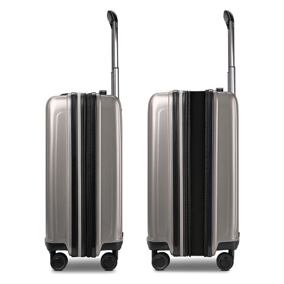 Redolz Essentials 14 – Set de valises 2 pièces : valise cabine avec soufflet d'extension et Vanity-case