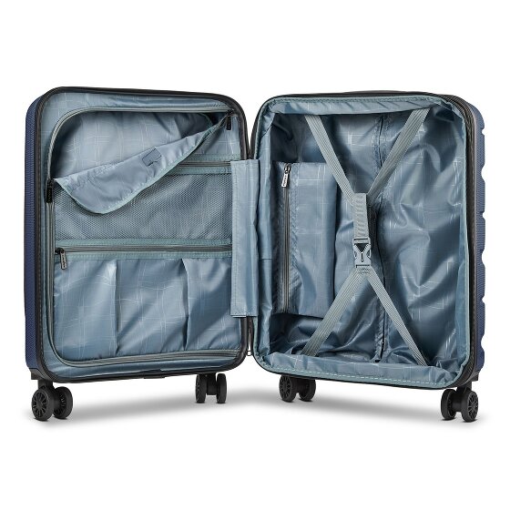 Franky Munich 4.0 4 roues Valise cabine 55 cm Compartiment ordinateur avec soufflet d'extension