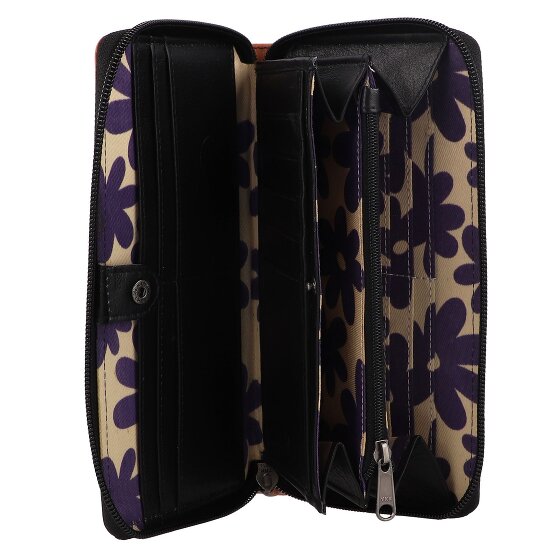 Greenburry Nappa Porte-monnaie Protection RFID Cuir 19.5 cm