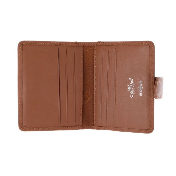 Golden Head Polo Étui pour cartes de crédit Protection RFID Cuir véritable 8 cm
