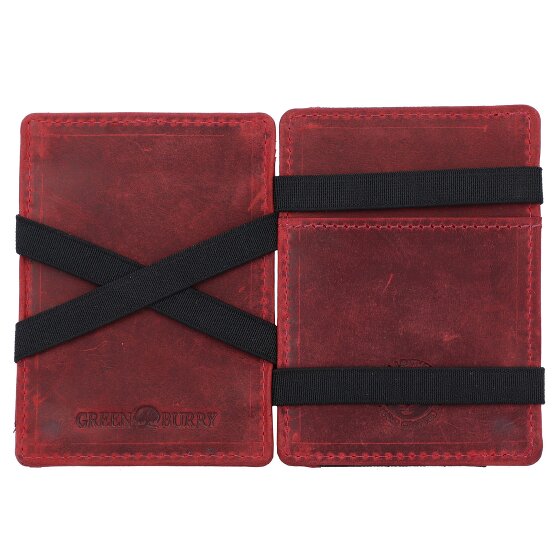 Greenburry Vintage Magic Porte-monnaie en cuir RFID 10 cm