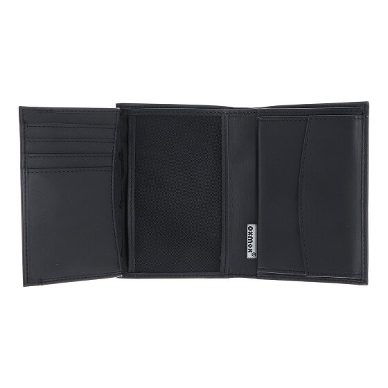 oxmox Leather Porte-monnaie Protection RFID Cuir véritable 13 cm