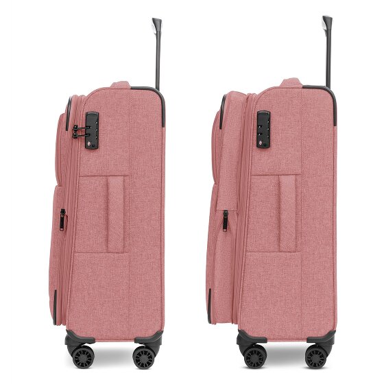 Redolz Essentials 12 MEDIUM trolley 4 roues 67 cm avec soufflet d'extension