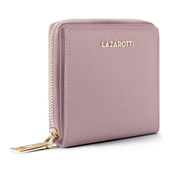 Lazarotti Bologna Leather Medium Porte-monnaie Zip-Around en cuir 10 cm