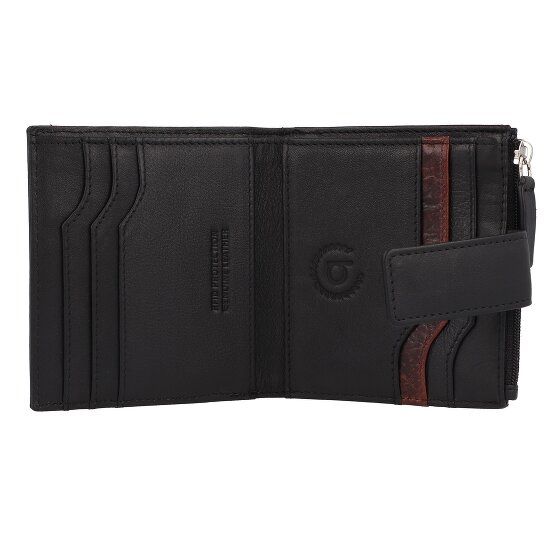 bugatti Corso DeLuxe Porte-monnaie Protection RFID Cuir 10 cm