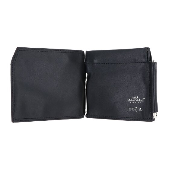 Golden Head Polo Porte-monnaie Protection RFID Cuir véritable 11 cm