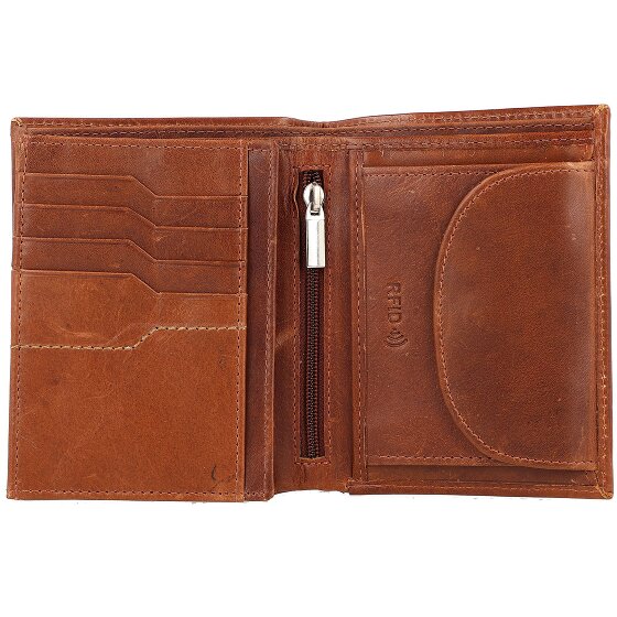 Mika Porte-monnaie RFID en cuir 9,5 cm