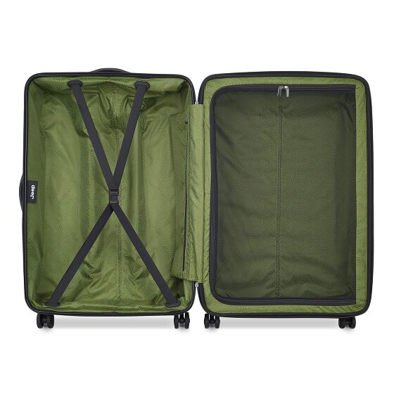 Jeep JH004C 4 roulettes Trolley 75 cm avec soufflet d'extension